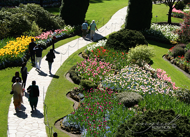 Buchart Gardens, Victoria, Vancouver Island, British Columbia, Canada