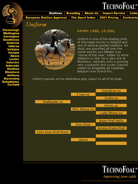 Horse World website design, graphic design, rotating advertising, bulletin board creation and maintenance, HTML coaching and training [2008-2015]